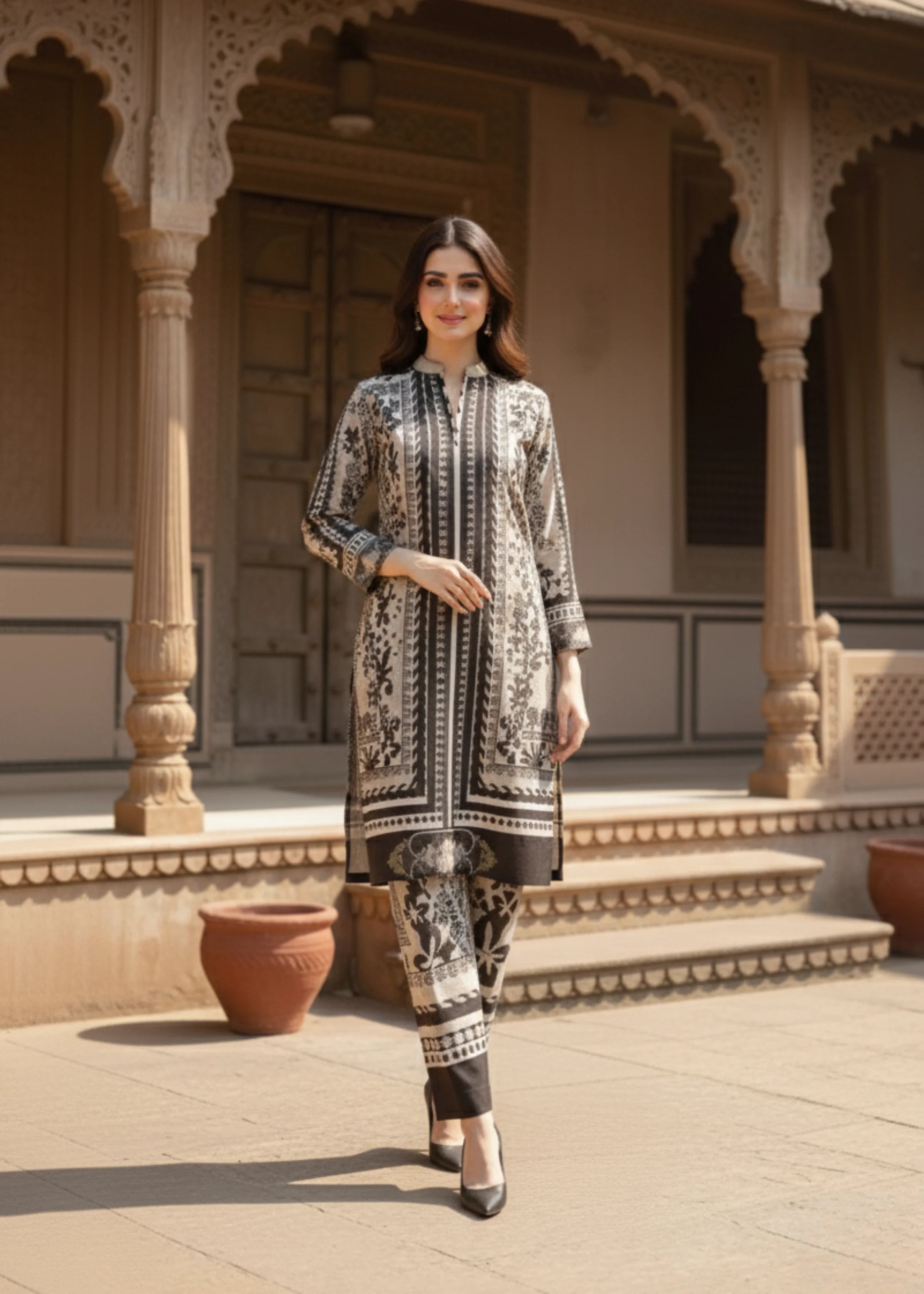 Celebrity Style Rayon Printed Co-Ord Set for Women