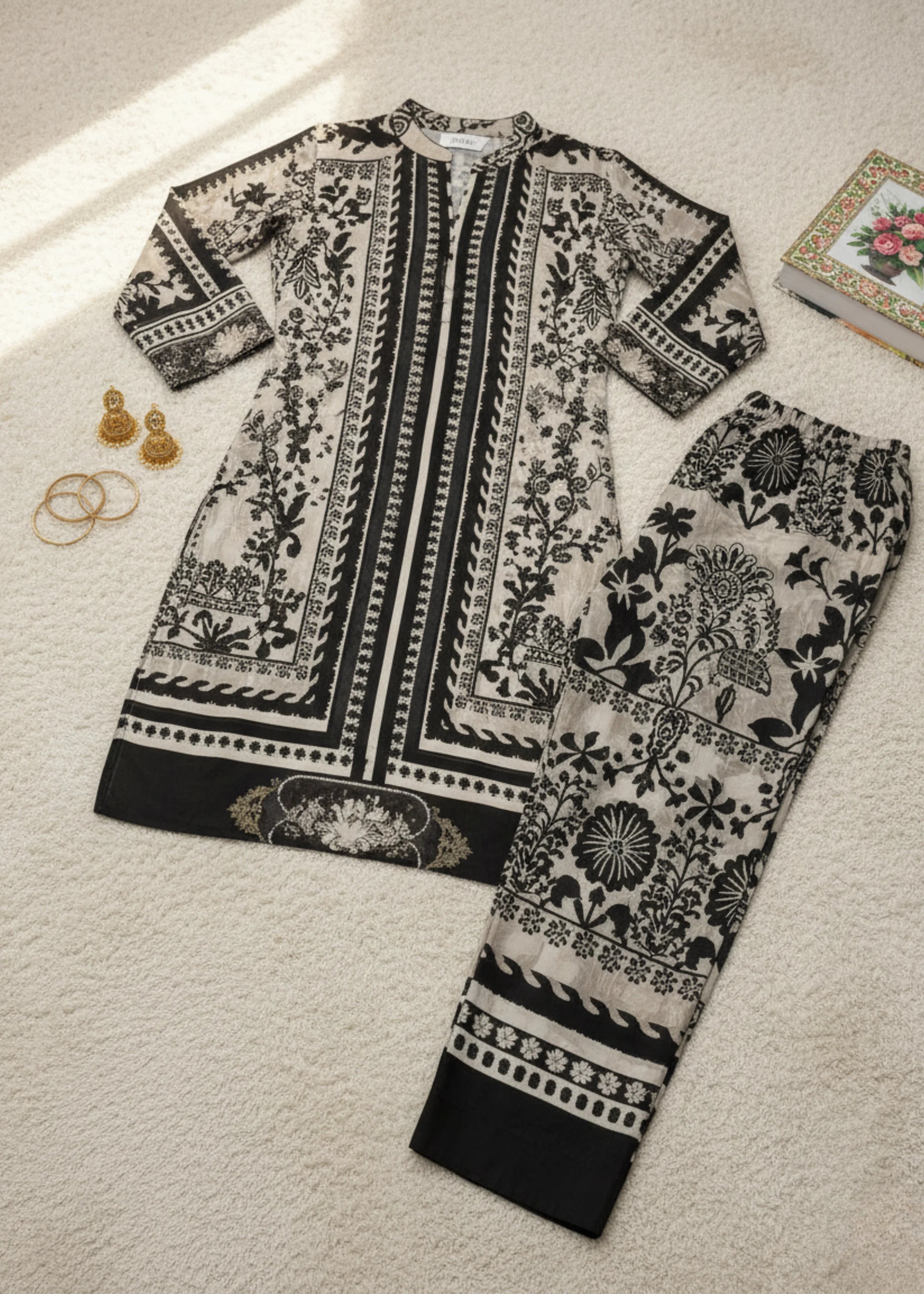 Celebrity Style Rayon Printed Co-Ord Set for Women