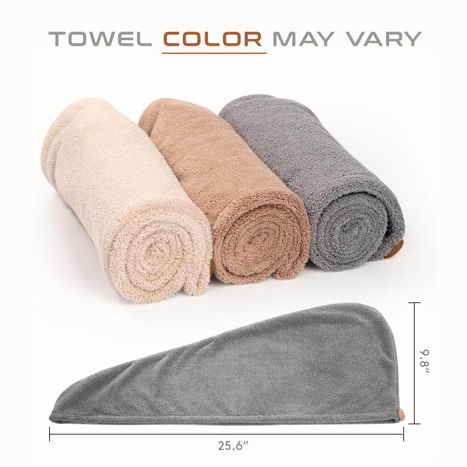 Microfiber Hair Towel Wrap for Women