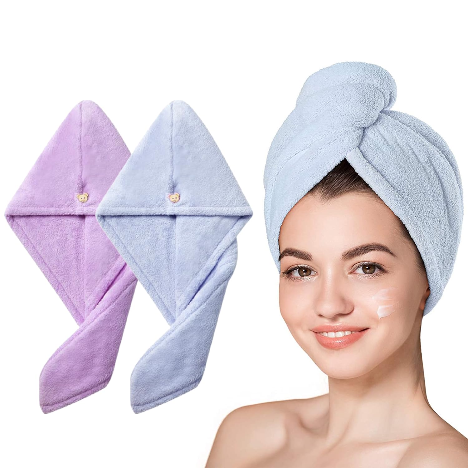 Microfiber Hair Towel Wrap for Women