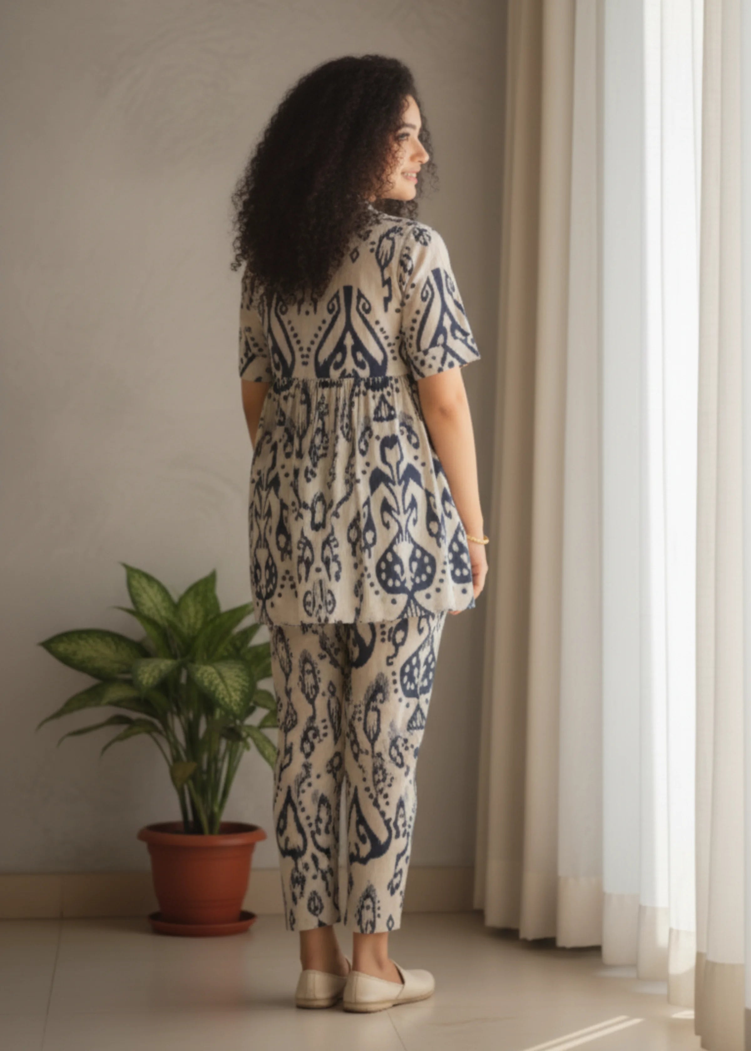 Trendy Cotton Printed Co-ord Set for Women Stylish Daily Wear